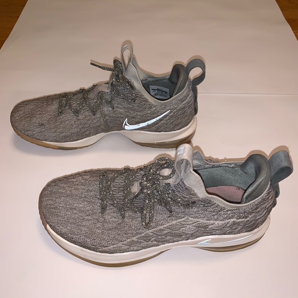 Nike LeBron XV 15 Low Light Bone Athletic Shoes - Picture 3 of 14